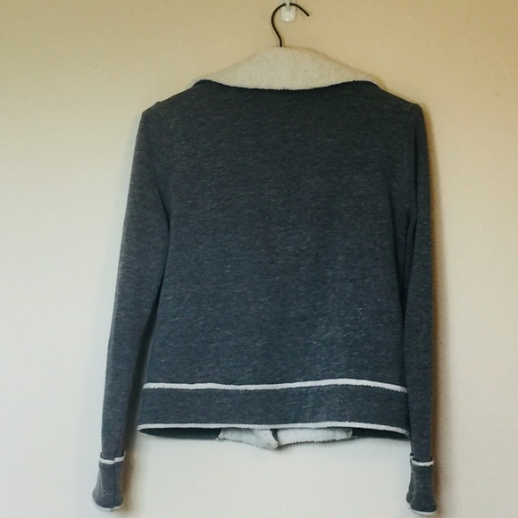 SPLENDID Heather French Terry Moto Jacket M EUC - Picture 3 of 10